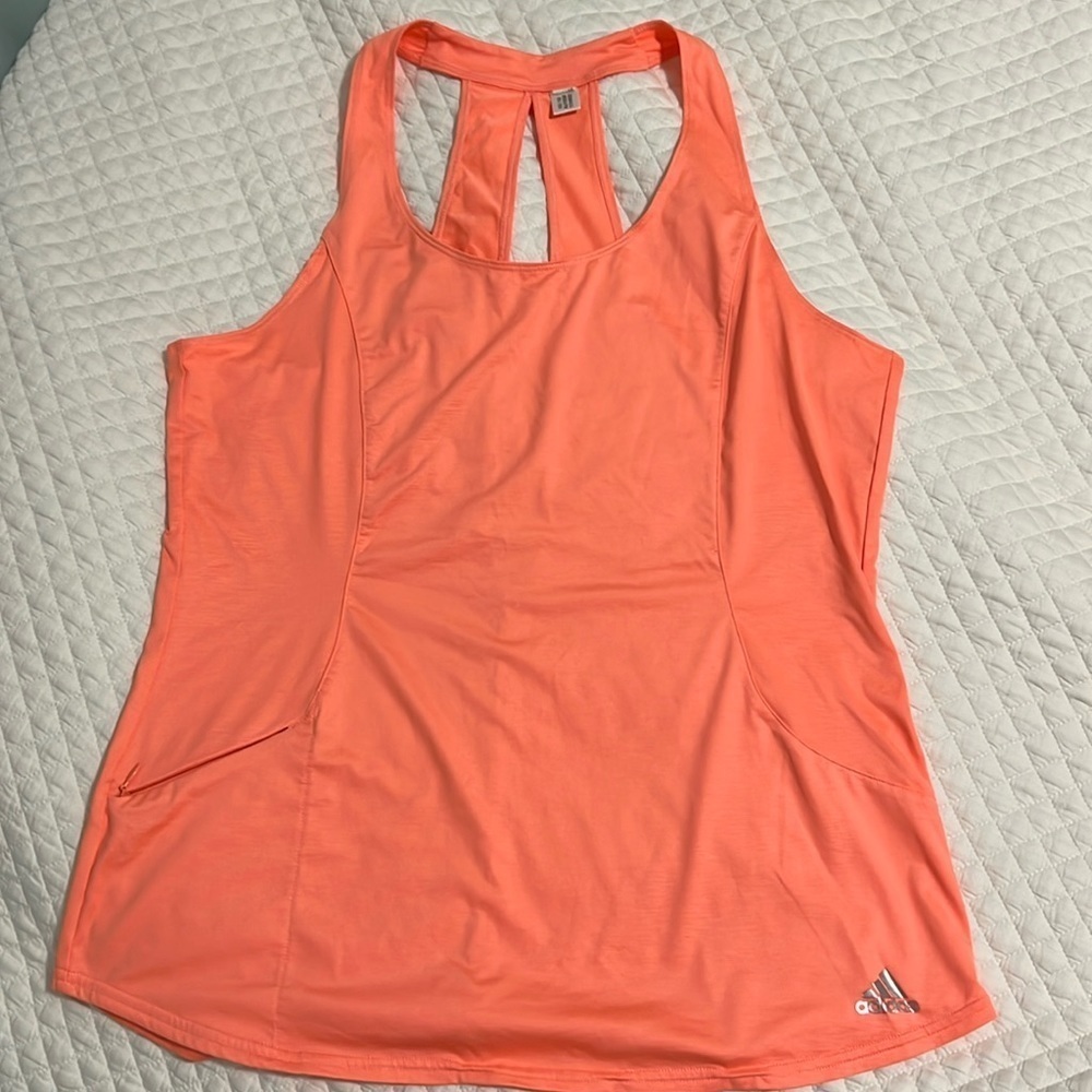 Adidas climacool sport tank top bright pink size M